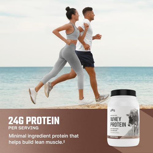 Levels Grass Fed Whey Protein Powder, No Artificials, 24G of Protein, Chocolate Mocha, 2LB