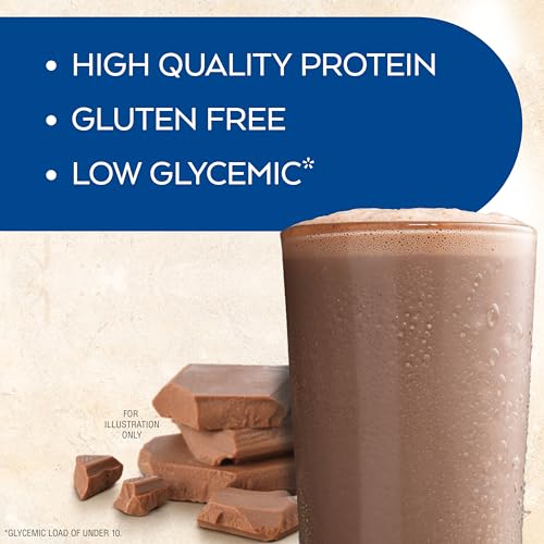 Atkins Creamy Milk Chocolate PLUS Protein Shake, 30g Protein, 7g Fiber, 2g Net Carb, 1g Sugar, Keto Friendly, Low Carb, High Protein Drink, 12 Count