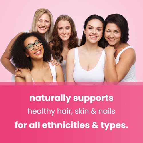 NutraChamps Hair Skin & Nails Gummies | Biotin with Collagen & Keratin | 5000mcg Biotin Beauty Complex | Vitamin Supplement for Women & Men | Berry | Healthy Hair, Radiant Skin & Strong Nails