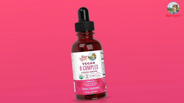 MaryRuth Organics Vitamin B Complex | B Complex Vitamins | Biotin | Vitamin B12 | Niacin | Folate | Metabolic Support Supplement | Vegan | USDA Organic | Non-GMO | Gluten Free | 2 Month Supply