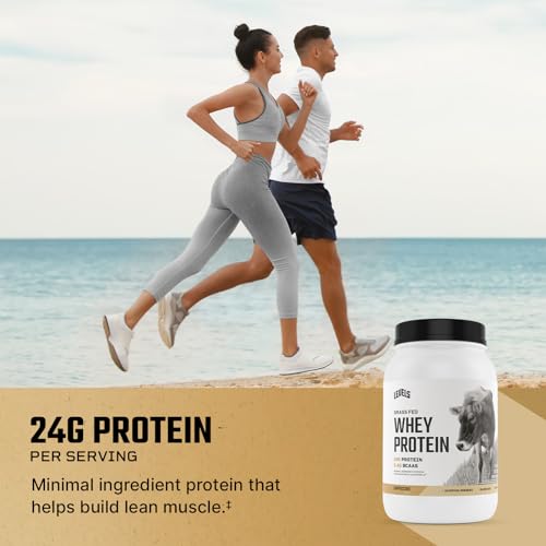 Levels Grass Fed Whey Protein Powder, No Artificials, 24G of Protein, Cappuccino, 2LB