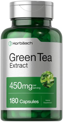 Horbäach Green Tea Extract Capsules 450mg