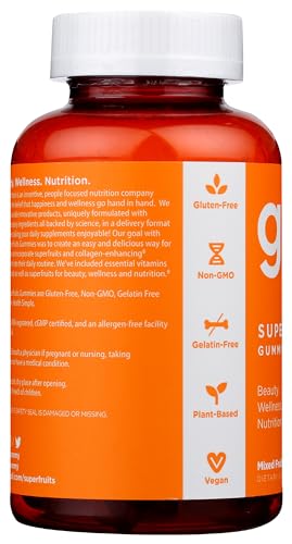 Goli Nutrition Mixed Fruit Superfruits Gummies, 60 CT