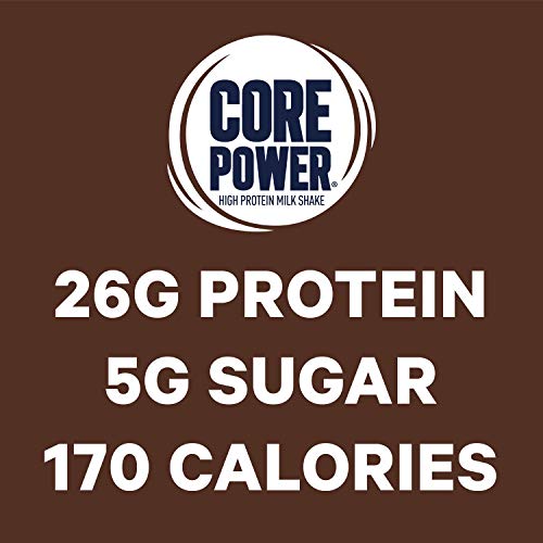 Core Power Fairlife 26g Protein Milk Shakes, Liquid Ready To Drink for Workout Recovery, Chocolate, 14 Fl Oz Bottle (Pack of 12)