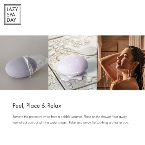 Energize with Awake: Lavender, Chamomile, Jasmine. Relax with Dream: Lemon, Eucalyptus, Grapefruit. 10-Piece Shower Steamer and Shower Bombs Aromatherapy Gift Set with Burlap Bag