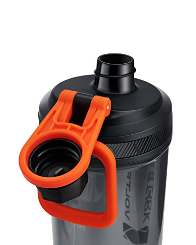 VOLTRX Electric Protein Shaker Bottle - USB Rechargeable Mixer Cup for Shakes and Meal Replacements, BPA-Free Tritan, 24oz