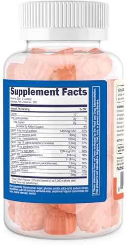 Nutricost Kids Multivitamin Gummies 120 Servings (Mixed Berry Flavored Gummies) - Gluten Free, Non-GMO, and Vegetarian Friendly