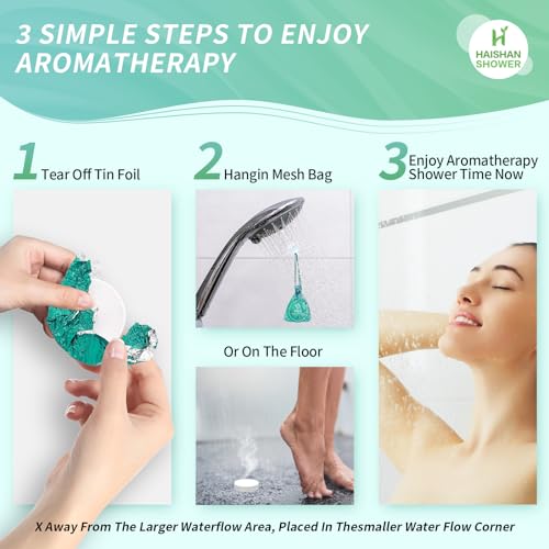 Shower Steamers Aromatherapy Organic Eucalyptus & Mint Essential Oil, 5-Pack Shower Bombs Easter Basket Stuffers Gifts for Her Him Women or Men, Birthday Gifts for Girlfriend Mom Wife Sister Daughter