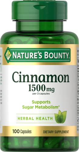 Nature's Bounty Cinnamon Capsules,
