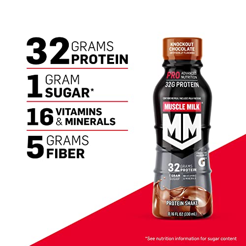 Muscle Milk Pro Series Shake, Cookies 'n Creme, 11.16 Fl Oz Bottles (Pack of 12)