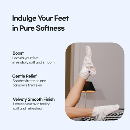 Epielle Intensive Repairing Masks for Hand and Foot (6 Glove & 6Socks) Dry Hand, Dry & Cracked Heel to Toe Spa Masks Coconut Oil + Milk Extract, Easter Gifts