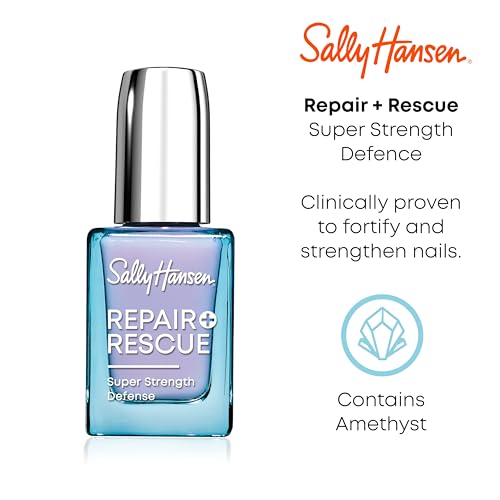 Sally Hansen® Repair + Rescue, Super Strength Defense, Nail Strengthener, Stronger Nails in 1 Week