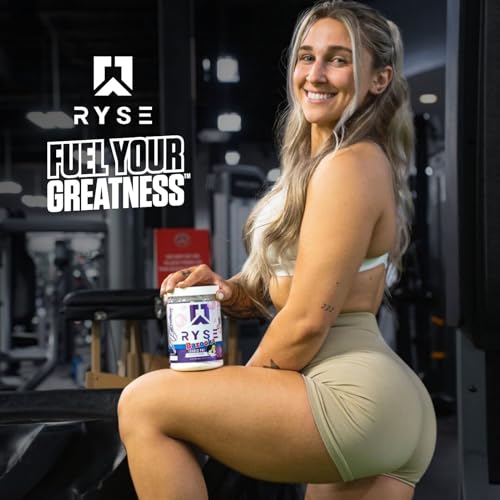 Ryse Loaded Pre Workout Powder Supplement for Men & Women | Pumps, Energy, Focus | Beta Alanine + Citrulline | 390mg Caffeine | 30 Servings (Bazooka Grape)