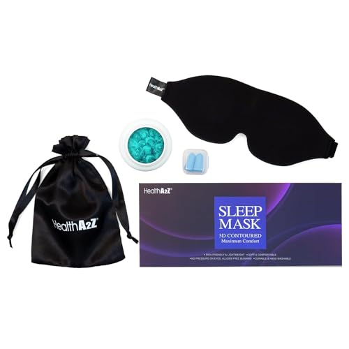 HealthA2Z Sleep Aids Diphenhydramine HCl 250 Softgels and Sleep Mask