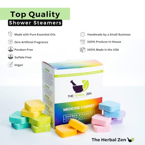 Shower Steamers Aromatherapy Variety Pack - Shower Bombs Made in the USA - Aromatherapy Bath Gifts for Women - Shower Steamers for Women - Shower Tablets Christmas Gift Stocking Stuffer