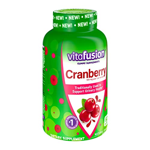 Vitafusion Cranberry Gummies for Women, 500mg Cranberry Juice Concentrate per Serving, 60ct