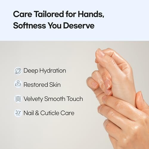 Epielle Intensive Repairing Masks for Hand and Foot (6 Glove & 6Socks) Dry Hand, Dry & Cracked Heel to Toe Spa Masks Coconut Oil + Milk Extract, Easter Gifts