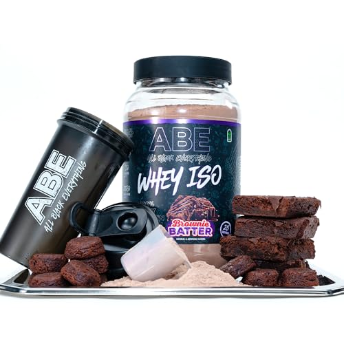 All Black Everything 25g Whey Protein Powder | Brownie Batter | 27 Servings | Whey Protein Isolate | Low Carbs & Low Sugar | MCTs