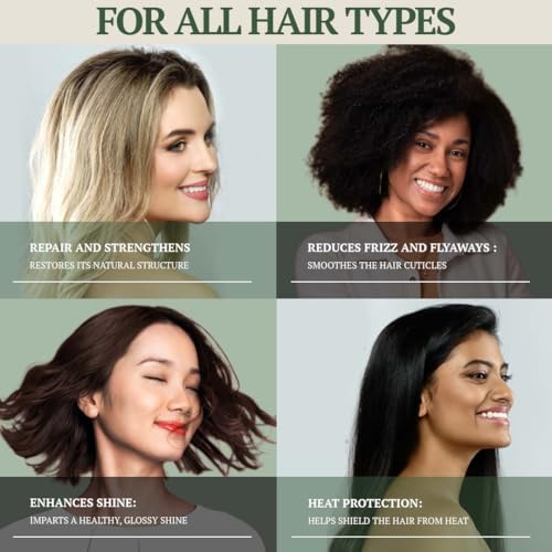 Fiora Naturals Tea Tree Oil for Hair and Scalp - with Jojoba, Grape Seed & Castor Oils - Helps hair growth, Soothes Itchy Scalp & Fights Dandruff - Moisturizes and adds shine - 4 fl oz