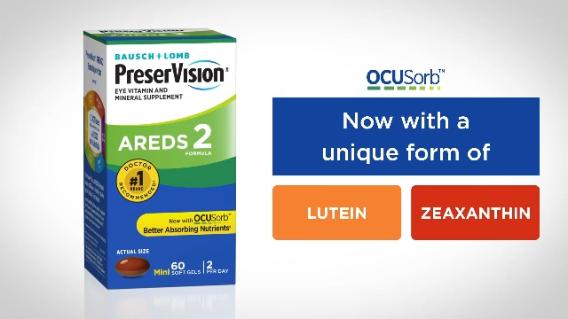 PreserVision AREDS 2 Eye Vitamin & Mineral Supplement, Contains Lutein, Vitamin C, Zeaxanthin, Zinc & Vitamin E, 120 Softgels (Packaging May Vary)