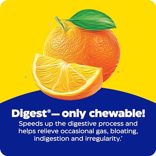 Enzymedica, Digest Chewable, Digestive Enzymes, Orange, 30 Tablets