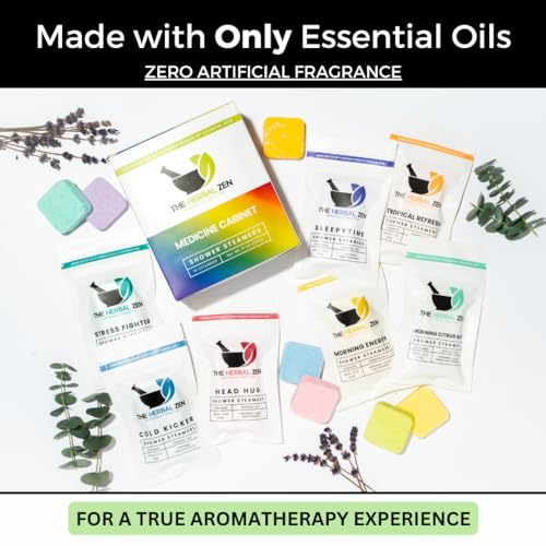 Shower Steamers Aromatherapy Variety Pack - Shower Bombs Made in the USA - Aromatherapy Bath Gifts for Women - Shower Steamers for Women - Shower Tablets Christmas Gift Stocking Stuffer