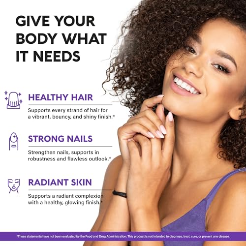 Liquid Biotin & Collagen - Vitamins for Hair Growth Support for Women & Men - Extra Strength 60000 mcg Drops - B7 Supplement - Strong Nails & Healthy Skin - 98% Faster Absorption Than Pills