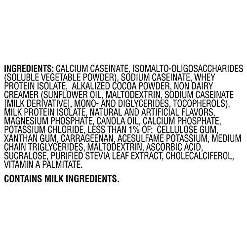 Muscle Milk ZERO, 100 Calorie Protein Powder, Chocolate, 15g Protein, 1.65 Pound, 25 Servings