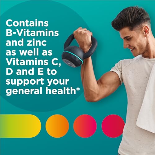 Centrum Men's Multivitamin Gummies, Tropical Fruit Flavors Made from Natural Flavors, 100 Count, 50 Day Supply