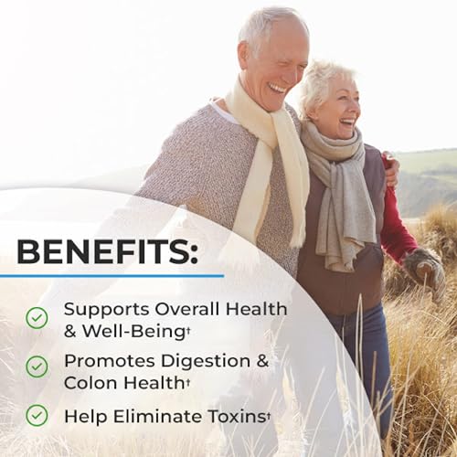 Colon Cleanser and Detox for Digestive Support - 15 Day Fast-Acting Extra Strength Cleanse with Probiotic Fiber, Psyllium Husk and Noni for Constipation Relief and Bloating Support, Non-GMO, 45 Count