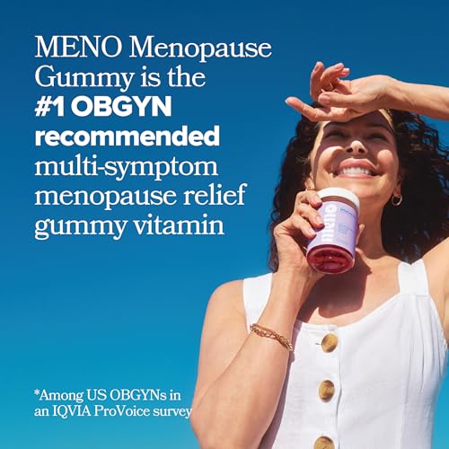 MENO Gummies for Menopause, 30 Servings (Pack of 1) - Hormone-Free Menopause Supplements for Women with Black Cohosh & Ashwagandha KSM-66 - Helps Alleviate Hot Flashes, Night Sweats, & Mood Swings