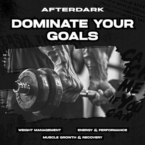 AFTERDARK AfterBites Whey Protein Powder, 25g Protein, 4.5g BCAA’s, Easy Dissolving, No Artificial Colors or Fillers, Isolate Protein, USA Made, 26 Servings, Chocolate Chip Cookie