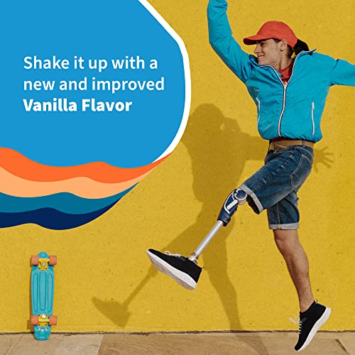 Organic Vegan Vanilla Protein Powder - Garden of Life – 22g Complete Plant Based Raw Protein & BCAAs plus Probiotics & Digestive Enzymes for Easy Digestion – Non-GMO, Gluten-Free, Lactose Free 1.5 LB