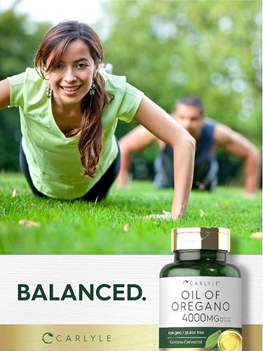 Carlyle Oregano Oil 4000mg Supplement | 150 Softgel Capsules | Contains Carvacrol | Non-GMO & Gluten Free Formula