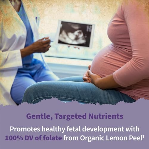 Garden of Life Organics Women’s Prenatal Multivitamin with Vitamin D3, B6, B12, C & Iron, Folate for Energy & Healthy Fetal Development – Organic, Non-GMO, Gluten-Free, Vegan, 30 Day Supply