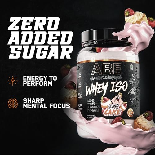 All Black Everything 25g Whey Protein Powder | Paddy Strawberry Shortcake | 20 Servings | Whey Protein Isolate | Low Carbs & Low Sugar | MCTs