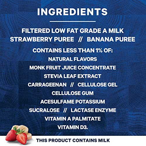 Core Power Fairlife 26g Protein Milk Shakes, Ready To Drink for Workout Recovery, Strawberry Banana, 14 Fl Oz (Pack of 12)