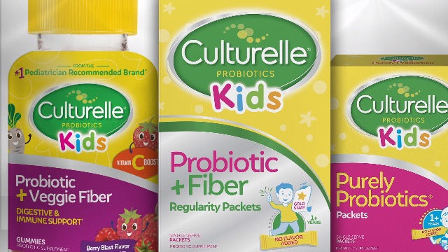 Culturelle Kids Probiotic + Fiber Packets (Ages 1+) - 24 Count - Digestive Health & Immune Support - Helps Restore Regularity (Packaging may vary)