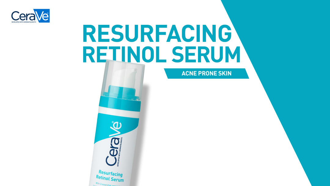 CeraVe Retinol Serum for Post-Acne Marks and Skin Texture | Pore Refining, Resurfacing, Brightening Facial Serum with Retinol and Niacinamide | Fragrance Free, Paraben Free & Non-Comedogenic| 1 Oz