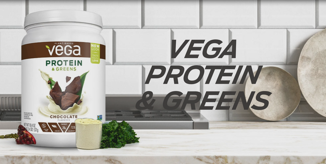 Vega Protein and Greens Protein Powder, Chocolate - 20g Plant Based Protein Plus Veggies, Vegan, Non GMO, Pea Protein for Women and Men, 1lbs (Packaging May Vary)