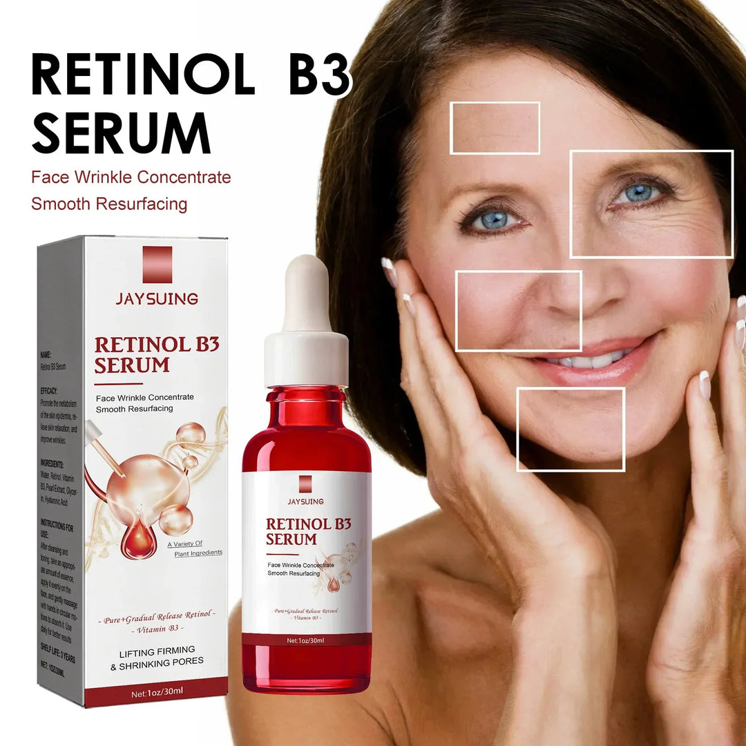 Retinol Face Serum Smooth Brighten Moisturizing Nourish Fade Fine Line Lifting Firming Shrinks Pores Essence Korean Care Product