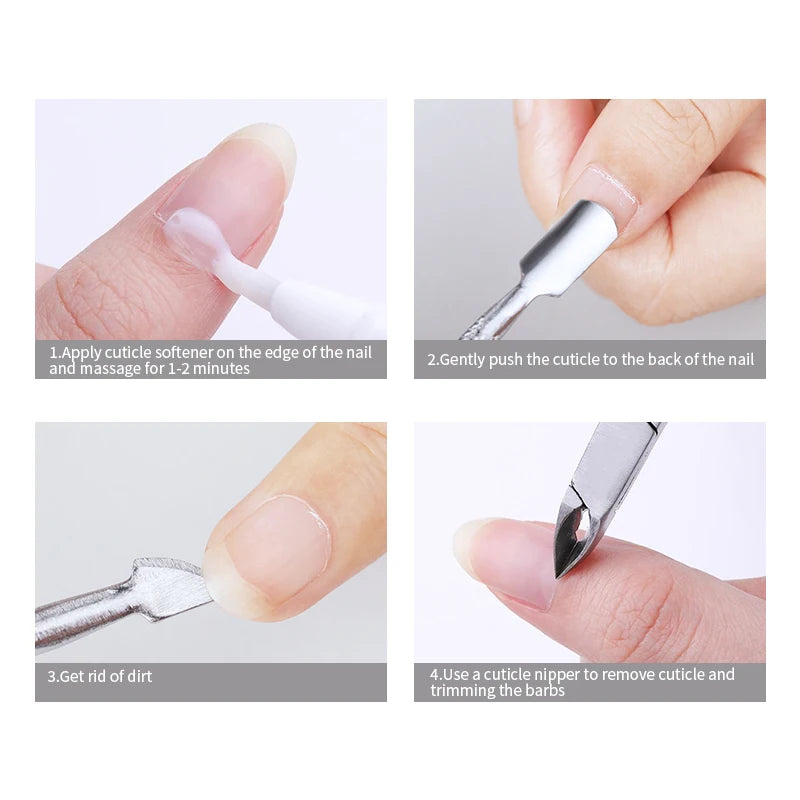 Pedicure/Manicure Nail Art Cleaner Care Tools - 1pc