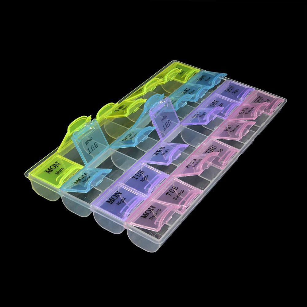 7 Day Pill Case Organizer Storage Box