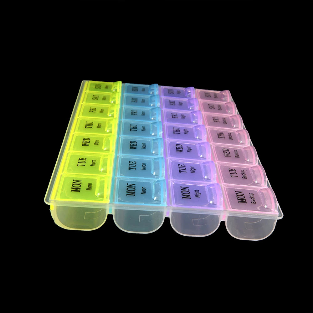 7 Day Pill Case Organizer Storage Box