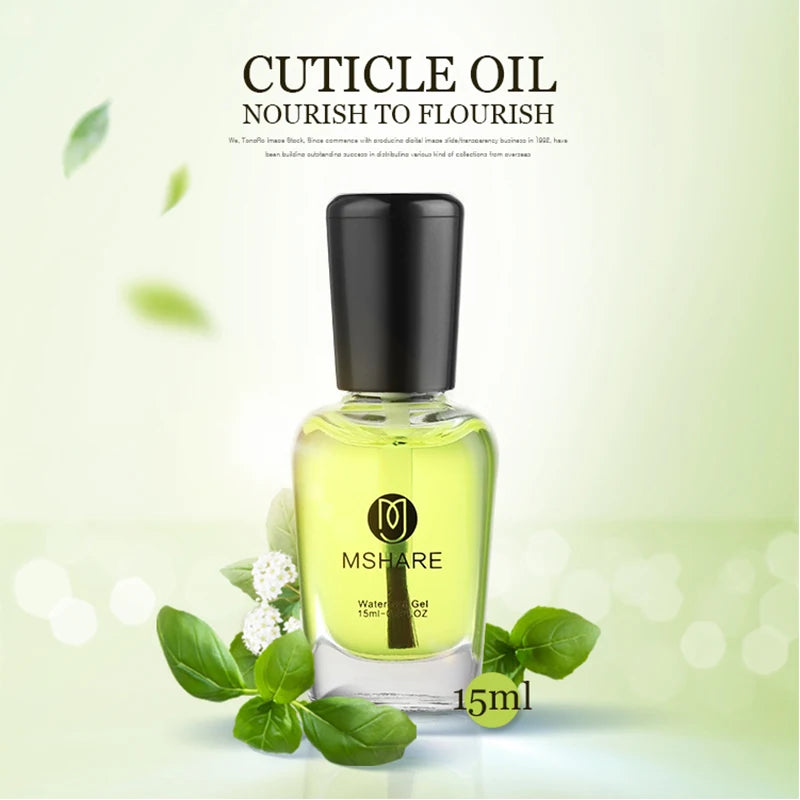 MSHARE Nail Nutritional Oil Cuticle Revitalizer Nail Hardener Nourish Nourishment UV Gel Nail Treatment Nail Care