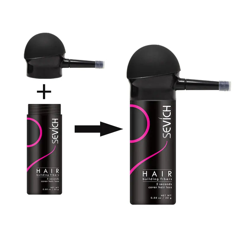 Sevich Hair Building Fiber Applicator Apply to Brand Fiber Bottle Series Easy to Use Hair Sprays Nozzle Pump Hair Loss Product