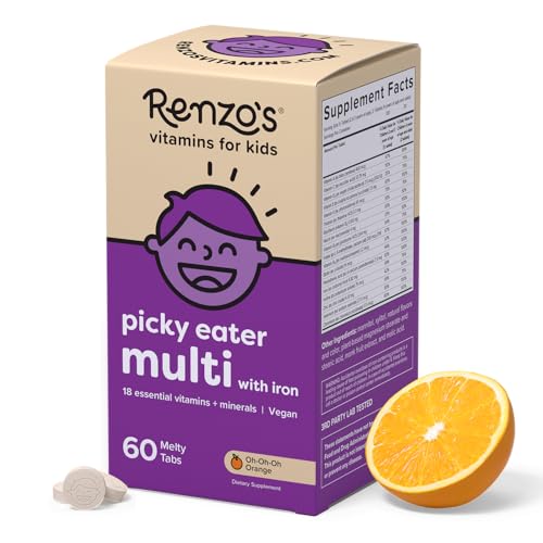Renzo's Picky Eater Kids Multivitamin with Iron