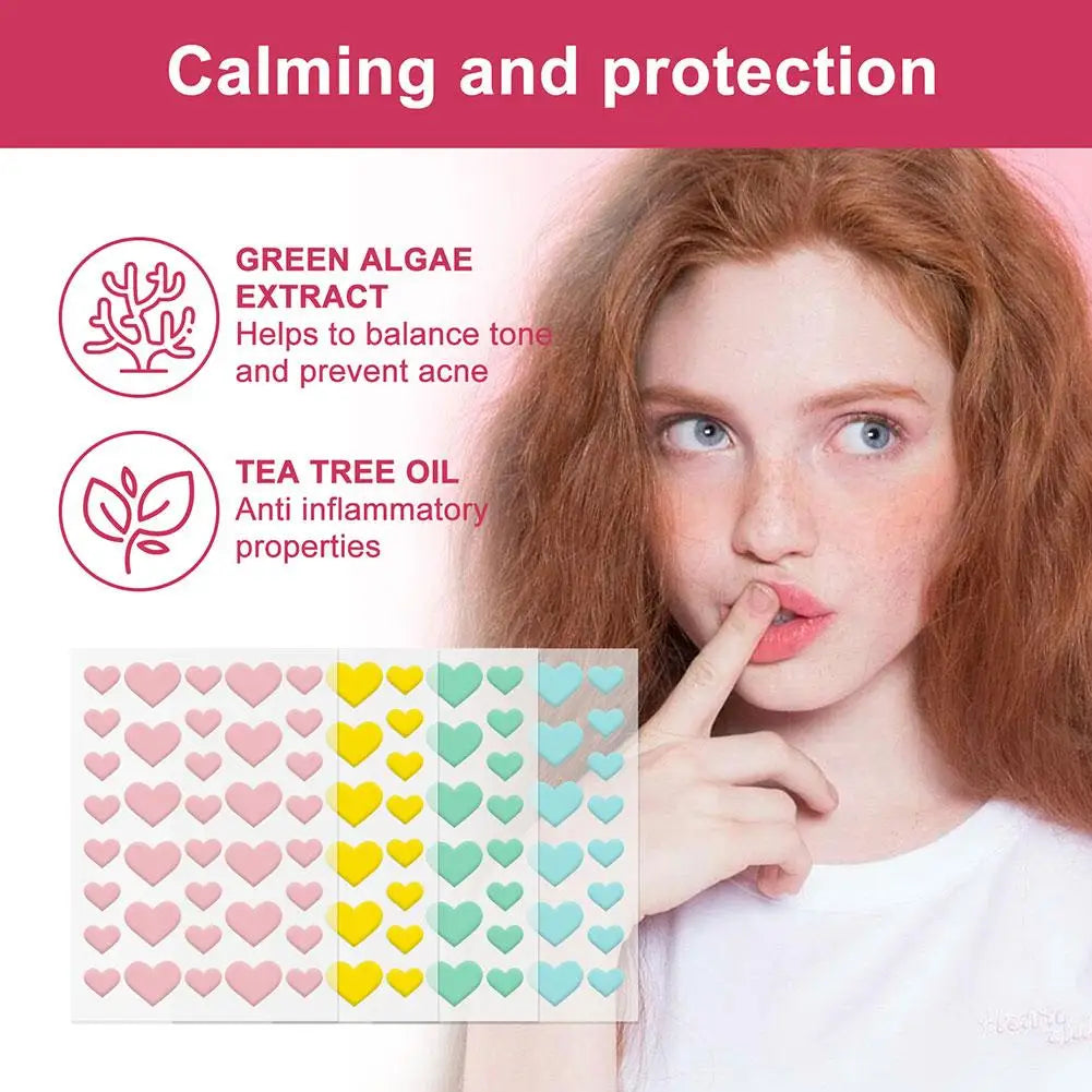 LANBENA - 144PCS Star Pimple Patch Acne Colorful Invisible Acne Removal Skin Care Stickers Concealer Face Spot Beauty Makeup Tools