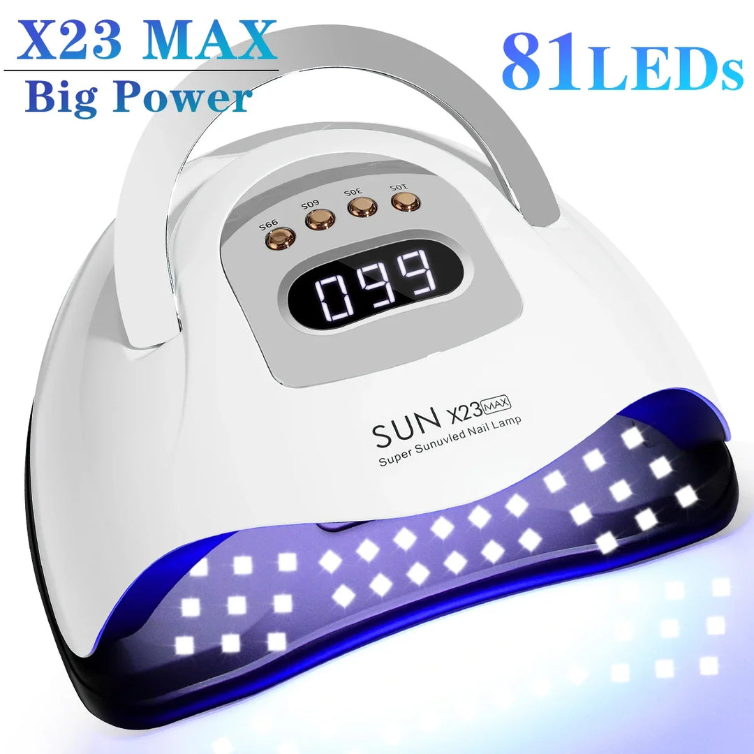 YOKEFELLOW - Big Power 380W UV Gel Nail Dryer LED Light for Gel Polish With 4 Timers Professional Nail Art Accessories Curing Gel Toe Nails