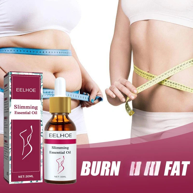 Slimming Oil Fat Burning waist Belly Lose Weight Slim Down lift Firming body shaping Natural Plant Health Massage Essential Oils